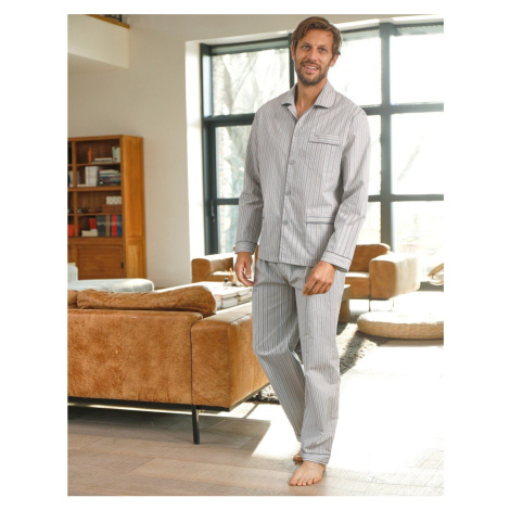 Pruhované pyžamo, bavlněný popelín Blancheporte