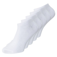 Jack&Jones 5 PACK - pánské ponožky JACDONGO 12120278 White