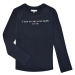 Tommy Hilfiger ESSENTIAL TEE L/S Tmavě modrá