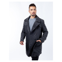 Pánský kabát GLANO - tmavě šedý