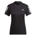 ADIDAS-Wms Own The Run T-Shirt Black Černá