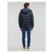 Superdry CODE MICROFIBRE MTN PUFFER Tmavě modrá