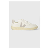 Kožené sneakers boty Veja V-12 bílá barva, XD0203484