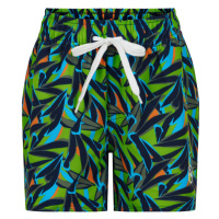 COLOR KIDS-Swim shorts short AOP-jasmine green barevná