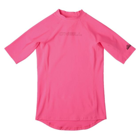O'Neill SKINS Dívčí plavecké tričko, růžová, velikost