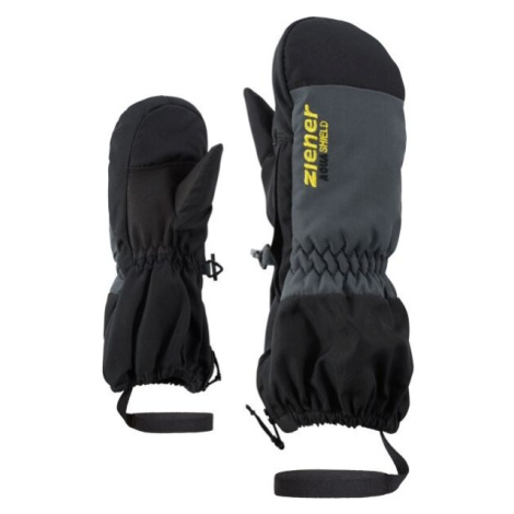 Ziener LEVI Dětské lyžařské rukavice, černá, velikost