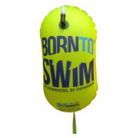 Plavecká bojka borntoswim swimmer's tow buoy žlutá