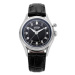 Vulcain Cricket Classique 39 mm - Black/White/Blue - Black Plain