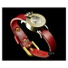 Dámské hodinky TAYMA - RETRO PUNK 28 - czerwony (zx585a)