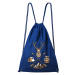 DOBRÝ TRIKO Bavlněný batoh s potiskem Jelen a šípy Barva: Královsky modrá