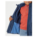 Modrý klučičí dlouhý prošívaný kabát s technologií Stormwear™ Marks & Spencer