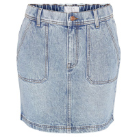 Noisy May NMRegina HW Denim Skirt VI431DG NOOS Mini sukně světle modrá