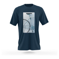 NU. BY HOLOKOLO Cyklistické triko s krátkým rukávem - DON'T QUIT - modrá