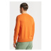 SVETR GANT COTTON FLAMME C-NECK oranžová