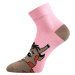 Boma Jitulka Dámské vzorované ponožky - 3 páry BM000001066600101266 mix B