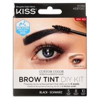 KISS Sada na barvení obočí Brow Tint Diy Kit 20 ml Black