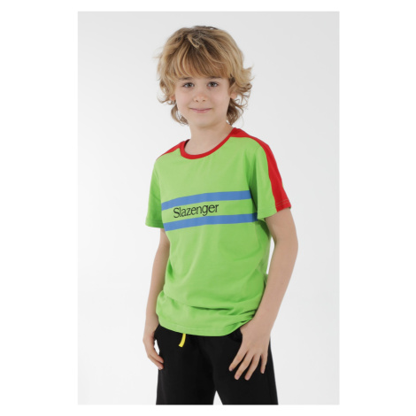 Slazenger Pat Boys T-shirt Green