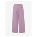 Světle fialové dámské zkrácené kalhoty ICHI