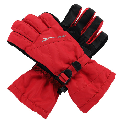 Alpine Pro Rena Dámské lyžařské rukavice LGLY014 tmavě červená