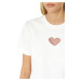 Tričko diesel t-hearty t-shirt bílá