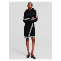 Černá dámská úpletová sukně KARL LAGERFELD Logo Knit Skirt - Dámské