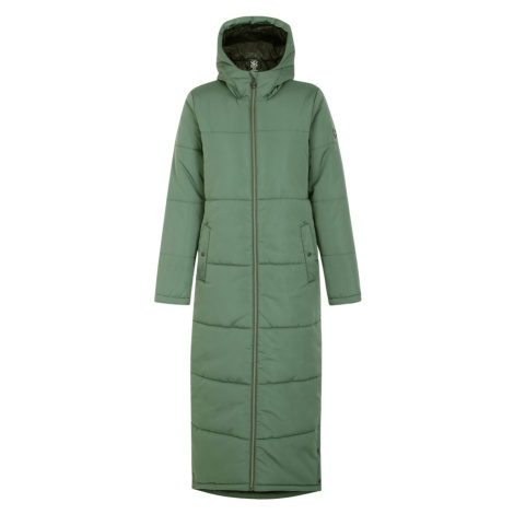 Dámský dlouhý zimní prošívaný kabát REPUTABLE II zelená Dare 2b