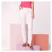 Blancheporte Strečové chino kalhoty bílá