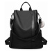 Černý originální moderní batoh/kabelka Bradyn Lulu Bags