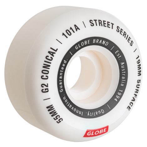Skateboardová kolečka Globe G2 Conical Street Wheel bílá/Essential