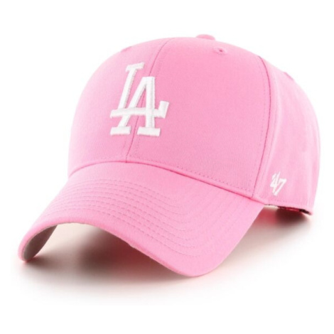 47 MLB LOS ANGELES DODGERS RAISED BASIC MVP Klubová kšiltovka, růžová, velikost