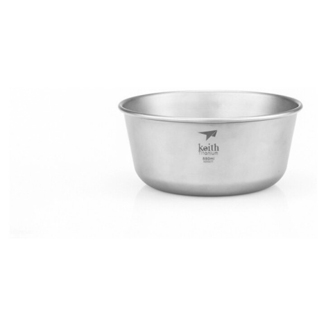 Titanová miska Bowl Keith® 550 ml Keith Titanium