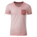 James&amp;Nicholson Pánské bavlněné triko JN8016 Soft Pink