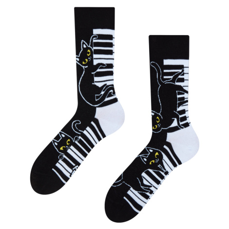 Veselé ponožky Dedoles Kočka a klavír (GMRS217) S