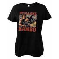 Rambo tričko, Rambo Djungle Girly Black, dámské