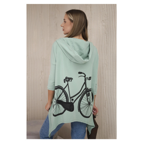 Kesi Mikina Bike s potiskem Barva: Zelená