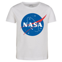Dětské tričko NASA Insignia s krátkým rukávem bílé
