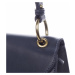 Pevná elegantní dámská kabelka Mia modrá