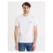Bílé pánské tričko Celio Gexend