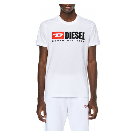 Tričko diesel t-diegor-div t-shirt bílá
