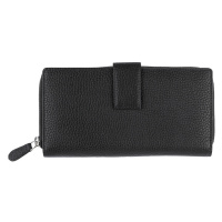 esmara® Dámská kožená peněženka (černá)