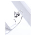 Univerzální stříbrný prsten myš SCR632 LOAMOER