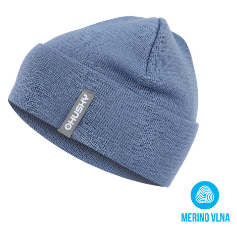 Husky Merhat 6, blue Dětská merino čepice