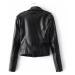 Luxusní dámská bunda motorkářského stylu - Černá FashionEU