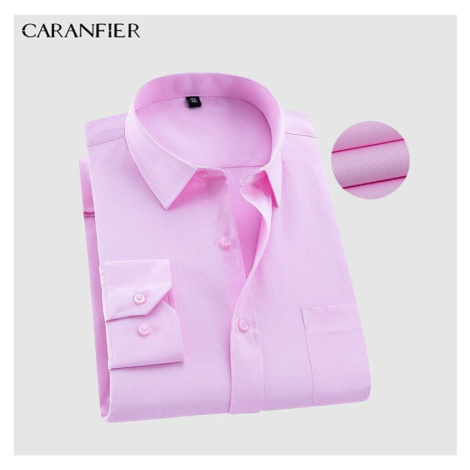 Elegantní pánská košile s hranatým límečkem CARANFLER
