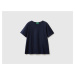 Benetton, Crew Neck T-shirt In Slub Cotton