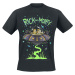 Rick And Morty Spaceship Tričko černá
