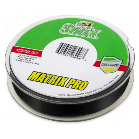 Sufix Pletená Šňůra SUF Matrix pro Black 250m Nosnost: 36kg, Průměr: 0,35mm