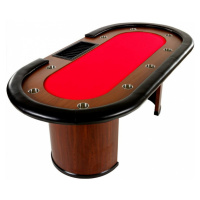 Tuin Royal Flush 32444 XXL pokerový stůl, 213 x 106 x 75cm, červená