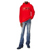 Mikina diesel s-nabel-hood-m1 sweat-shirt červená