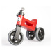 Teddies Odrážedlo červené FUNNY WHEELS 2v1 výška sedadla nastavitelná 28/31cm